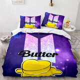 BTS Butter Cosplay Bedding Sets Soft Duvet Covers Comforter Bed Sheets - EBuycos
