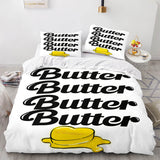 BTS Butter Cosplay Bedding Sets Soft Duvet Covers Comforter Bed Sheets - EBuycos