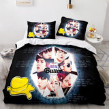 BTS Butter Cosplay Bedding Sets Soft Duvet Covers Comforter Bed Sheets - EBuycos