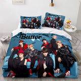 BTS Butter Cosplay Bedding Sets Soft Duvet Covers Comforter Bed Sheets - EBuycos