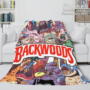 Backwoods Rink Super Soft Flannel Blanket Fleece Throw Blanket Sets - EBuycos