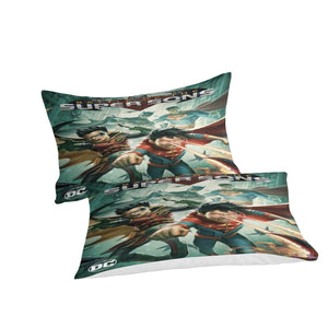 Batman and Superman Battle of the Super Sons Bedding Set Quilt Duvet