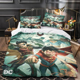 Batman and Superman Battle of the Super Sons Bedding Set Quilt Duvet