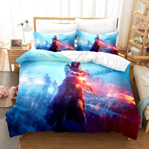 Battlefield 3 Piece Bedding Sets Comforter Duvet Covers Bed Sheets - EBuycos