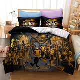 Bendy And The Ink Machine Cosplay Bedding Set Duvet Cover Bed Sheets - EBuycos