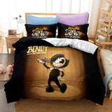 Bendy And The Ink Machine Cosplay Bedding Set Duvet Cover Bed Sheets - EBuycos