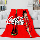 Betty Boop Flannel Fleece Blanket - EBuycos