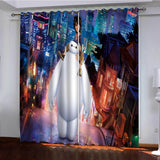 Big Hero 6 Curtains Pattern Blackout Window Drapes