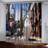 Big Hero 6 Curtains Pattern Blackout Window Drapes