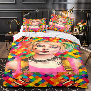 Birds of Prey Harley Quinn Bedding Set Quilt Duvet Cover Bedding Sets - EBuycos