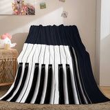 Black and White Flannel Fleece Throw Cosplay Blanket Comforter Sets - EBuycos