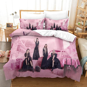 Blackpink Bedding Sets Pattern Quilt Cover Without Filler