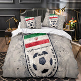 CBF Brazil France Football Team Bedding Set Duvet Covers Bed Sheets - EBuycos