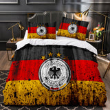 CBF Brazil France Football Team Bedding Set Duvet Covers Bed Sheets - EBuycos