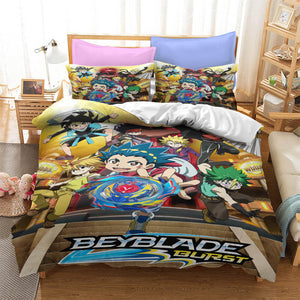 Cartoon Animation Cosplay Bedding Set Duvet Cover Comforter Bed Sheets - EBuycos