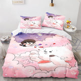 Cartoon BT21 Bedding Set Throw Quilt Duvet Covers Bedding Sets - EBuycos