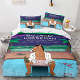 Cartoon BoJack Horseman Bedding Set Quilt Duvet Cover Bedding Sets