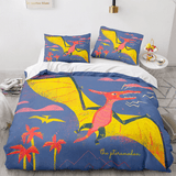 Cartoon Dinosaur Cosplay 3 Piece Bedding Sets Duvet Covers Bed Sheets - EBuycos