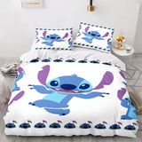 Cartoon Lilo and Stitch Cosplay Bedding Set Duvet Cover Bed Sheets Sets - EBuycos