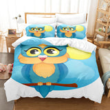 Cartoon Owl Bedding Sets Duvet Covers Comforter Quilt Bed Sheets - EBuycos