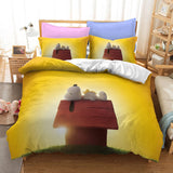 Snoopy Bedding Set Quilt Duvet Cover Without Filler - EBuycos