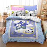 Snoopy Print Bedding Set Quilt Duvet Cover Without Filler - EBuycos