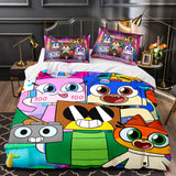 Cartoon Unikitty Bedding Set Quilt Duvet Cover Bedding Sets for Kids - EBuycos