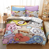 Cartoon image Cosplay Bedding Set Duvet Covers Comforter Bed Sheets - EBuycos