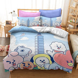 Cartoon image Cosplay Bedding Set Duvet Covers Comforter Bed Sheets - EBuycos