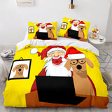 Christmas Pattern Bedding Sets Quilt Cover Without Filler