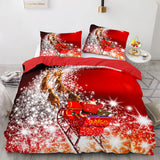 Christmas Santa Claus Bedding Sets Duvet Covers Comforter Bed Sheets - EBuycos