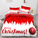 Merry Christmas Bedding Set Duvet Cover Without Filler