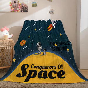 Conquerors Of Space Flannel Caroset Throw Cosplay Blanket Comforter Set - EBuycos