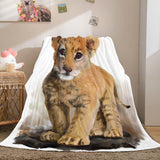Cute Animals Soft Flannel Fleece Throw Blanket Comforter Bedding Sets - EBuycos