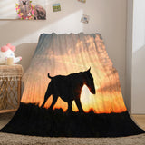 Cute Animals Soft Flannel Fleece Throw Blanket Comforter Bedding Sets - EBuycos