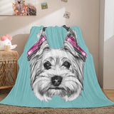 Cute Animals Soft Flannel Fleece Throw Blanket Comforter Bedding Sets - EBuycos