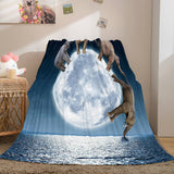 Cute Animals Soft Flannel Fleece Throw Cosplay Blanket Comforter Sets - EBuycos
