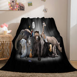 Cute Animals Soft Flannel Fleece Throw Cosplay Blanket Comforter Sets - EBuycos