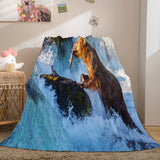 Cute Animals Soft Flannel Fleece Throw Cosplay Blanket Comforter Sets - EBuycos