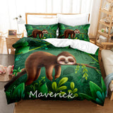 Cartoon Animals Cosplay Comforter Bedding Sets Duvet Covers Bed Sheets - EBuycos
