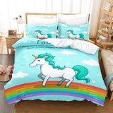 Unicorn Bedding Set Duvet Covers Bed Sets - EBuycos