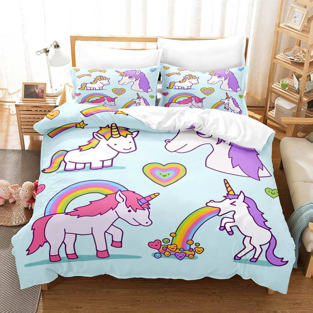Unicorn Bedding Set Duvet Covers Bed Sets - EBuycos