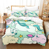 Unicorn Bedding Set Duvet Covers Bed Sets - EBuycos