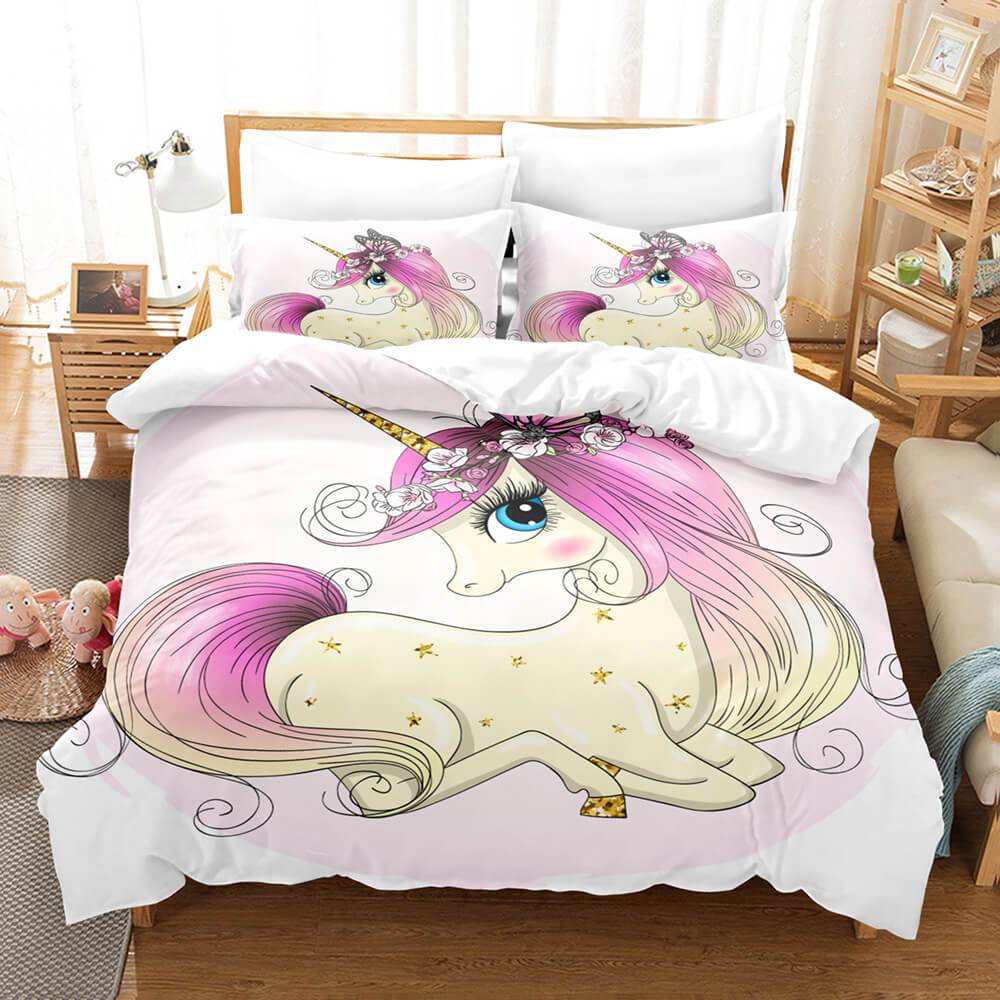 Unicorn Bedding Set Duvet Covers Bed Sets - EBuycos