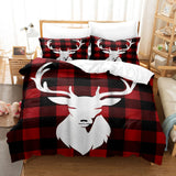 Cute Pere David's deer Elk Bedding Set Duvet Covers Bed Sheets Sets - EBuycos