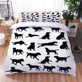 Cute Pet Dog Puppy Bedding Set Quilt Cover Without Filler