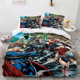 DC Justice League Bedding Set Throw Quilt Duvet Cover Bedding Sets - EBuycos
