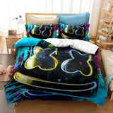 DJ Marshmello Cosplay Bedding Set Duvet Covers Comforter Bed Sheets - EBuycos