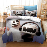 DJ Marshmello Cosplay Bedding Set Duvet Covers Comforter Bed Sheets - EBuycos