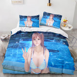 DOAXVV Honoka Cosplay Bedding Set Duvet Cover Comforter Bed Sheets - EBuycos
